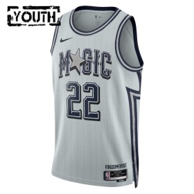 Dječji NBA Dres Orlando Magic Franz Wagner Nike 2024-25 City Edition Sivo Swingman